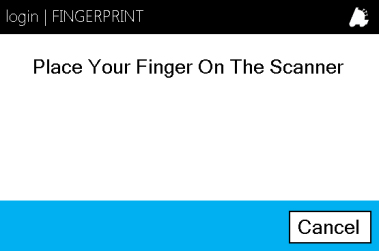 Biometric POS Login