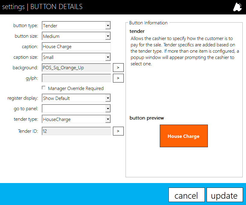 POS Button Creation