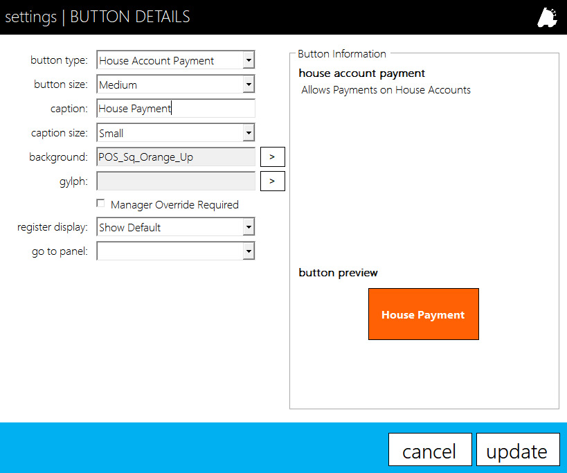 POS Button Creation