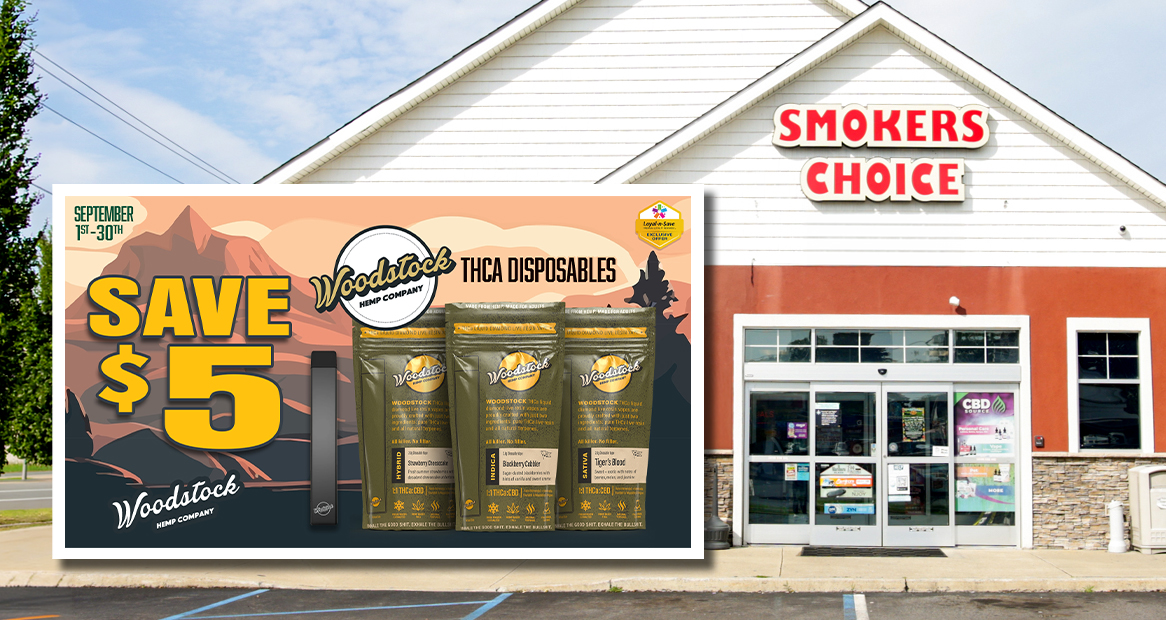 How Smokers Choice Accelerated Woodstock THCA & CBD Disposable Sales by 300%